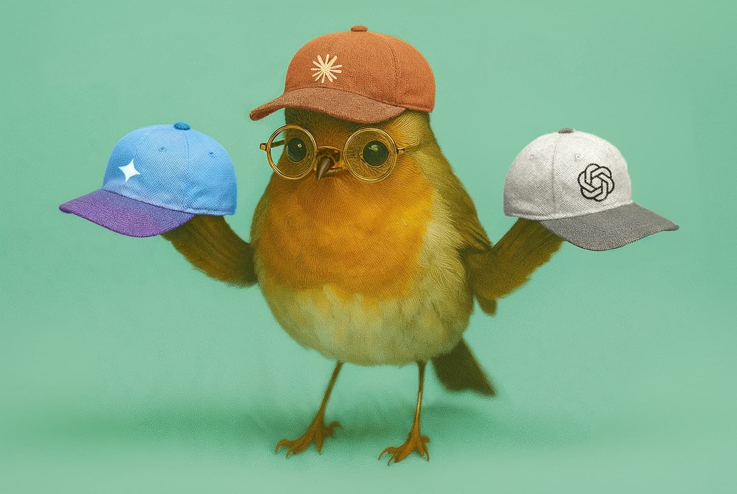 Robin with multiple hats